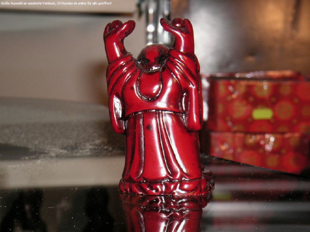 Chinesische Gl&uuml;ck bringender Buddha Staue